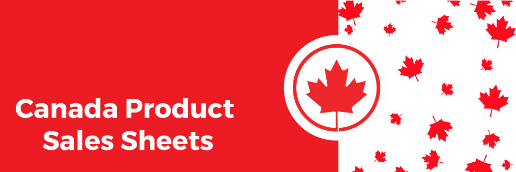 Canada Product Sales Sheets